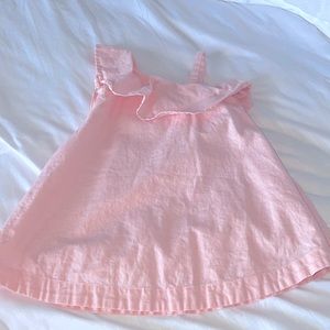 Hope & Henry peach color dress 18-24 months